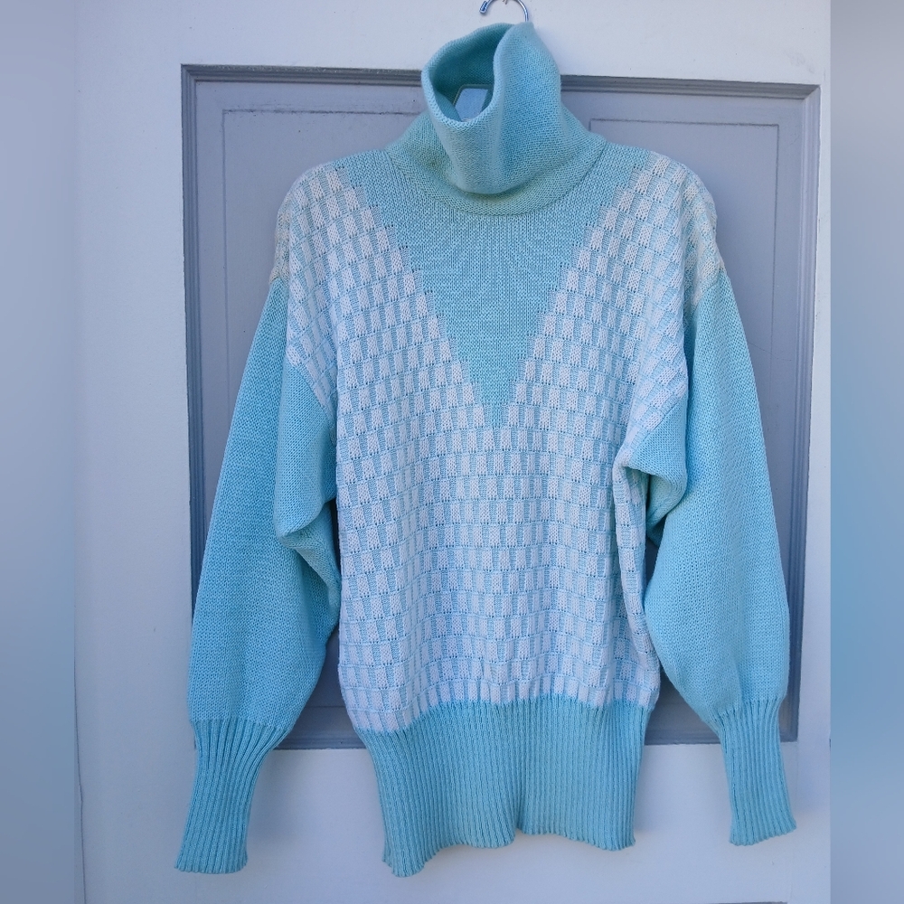 Meister Vintage Ski Sweater Floor Sample NOS Size Measurements Below